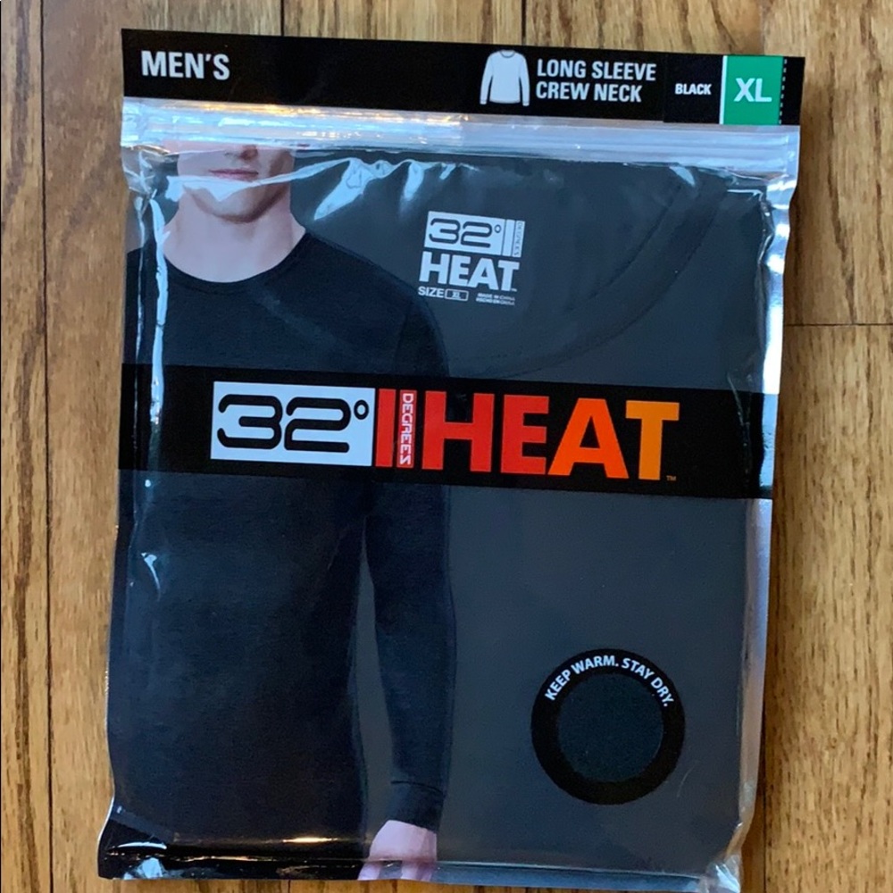 32 Degrees Performance Long Sleeve T Sz XL NWT